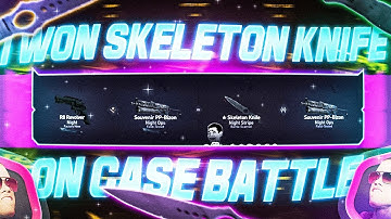 I WON SKELETON KNIFE ON CASE BATTLE [DATDROP]