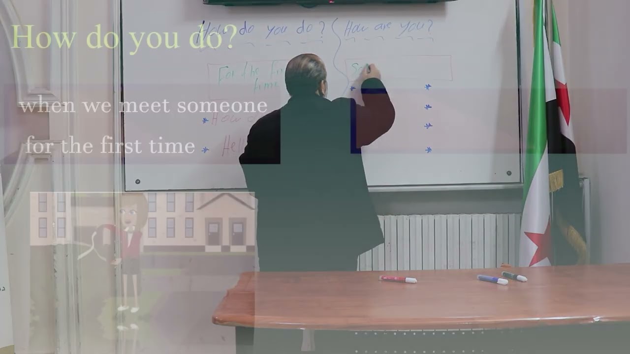 الدرس الثاني من كورس اللغة الإنكليزية 