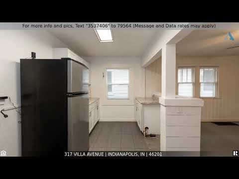 317 Villa Avenue, Indianapolis, IN home video tour
