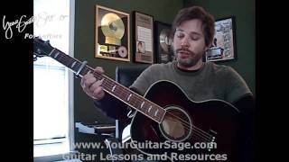 Superman (Scrubs Theme) - Lazlo Bane - Lefty Beginner Acoustic Guitar Lesson screenshot 3