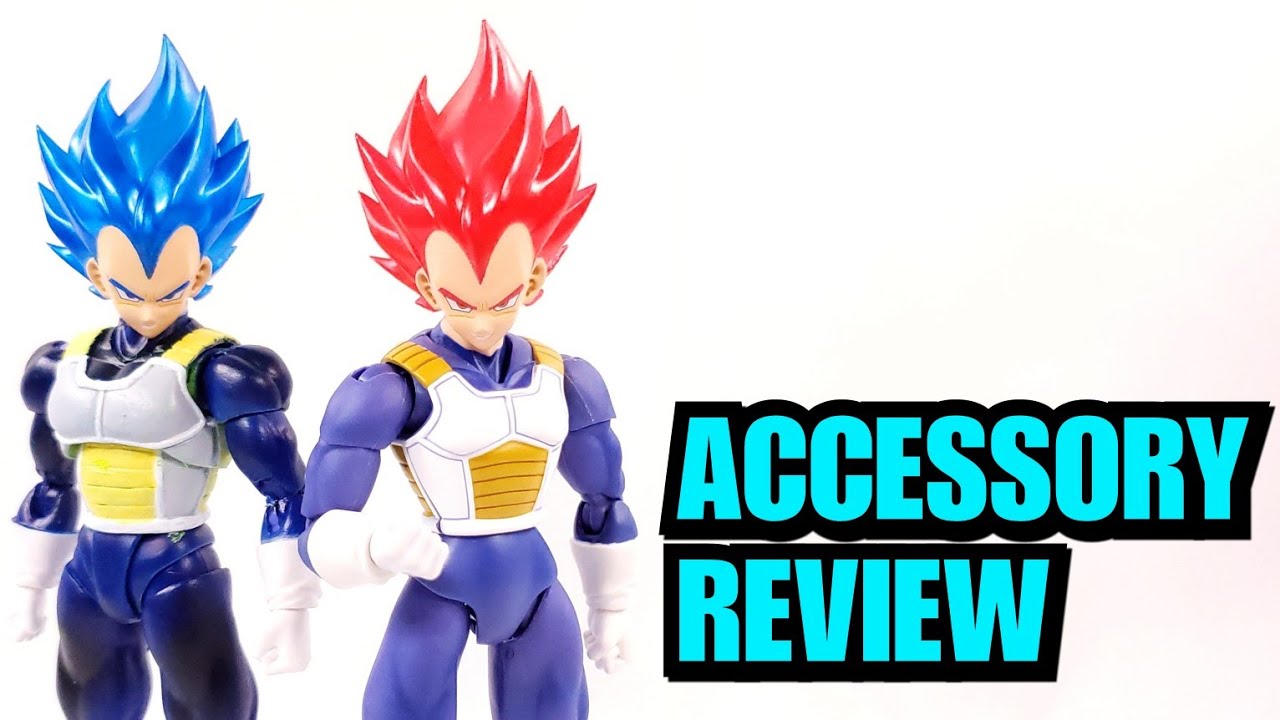 DEMONIACAL FIT SS-BLUE SHINKA & SS GOD VEGETA ACCESSORIES REVIEW 