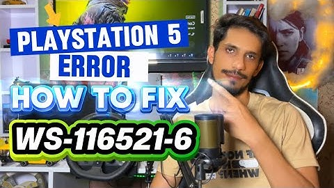 How To Fix PS5 Error Code WS-116521-6 This Service is currently under maintenance 