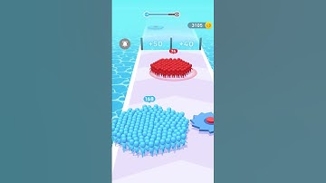 Count master crowd runners 3d #shorts #viral #youtubeshorts