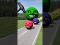 Big amp Small Moon Cars vs Giant Hammer BeamNGdrive 