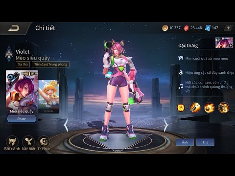 Video Violet Mèo siêu quậy (Liên Quân Mobile) - youtube