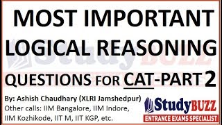 Most important logical reasoning puzzles for CAT/MBA 2020 Part 2