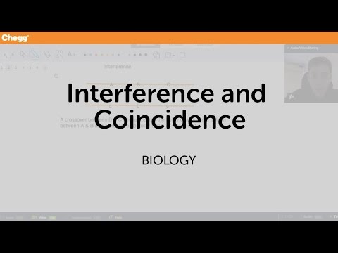 Thumbnail for the embedded element "Interference and Coincidence | Biology | Chegg Tutors"