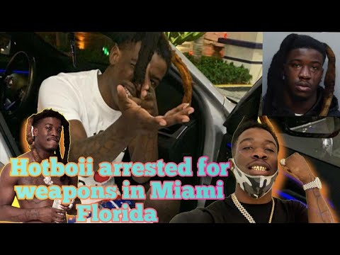 Orlando rapper Hotboii arrested for weapons in Miami Florida