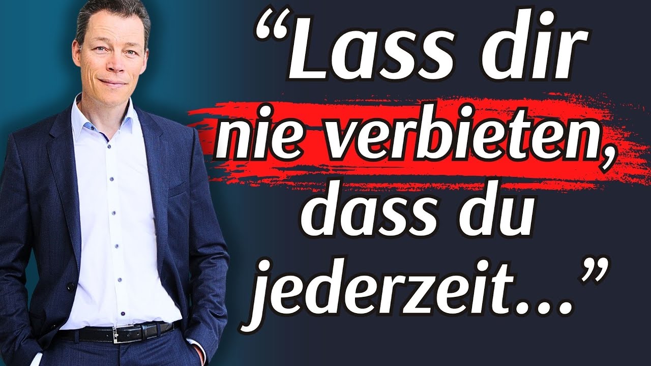 Lass dir DAS nie verbieten (sonst gehst du ein!)