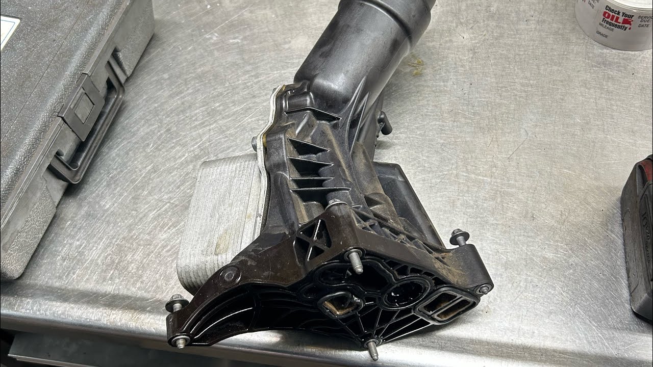 2017-bmw-530i-xdrive-2-0l-oil-filter-cooler-housing-replacement-youtube