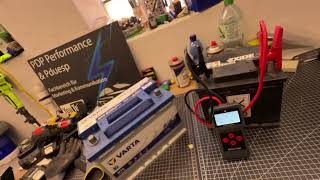 Battery tester 12V, Supports 10+ test standards lead-acid/AGM/EFB/gel tester unboxing &amp; instructions
