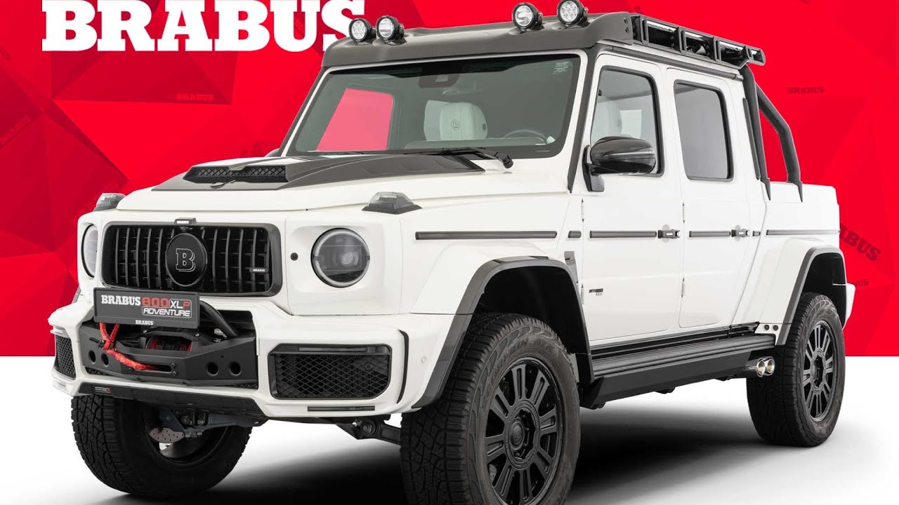 Brabus 800 Adventure XPL Superwhite based on Mercedes G63 6x6