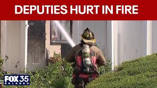 2 deputies hospitalized after responding to Orange County fire