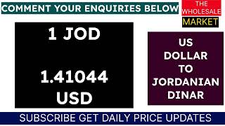 US DOLLAR TO JORDANIAN DINAR EXCHANGE RATES TODAY 02 may 2026