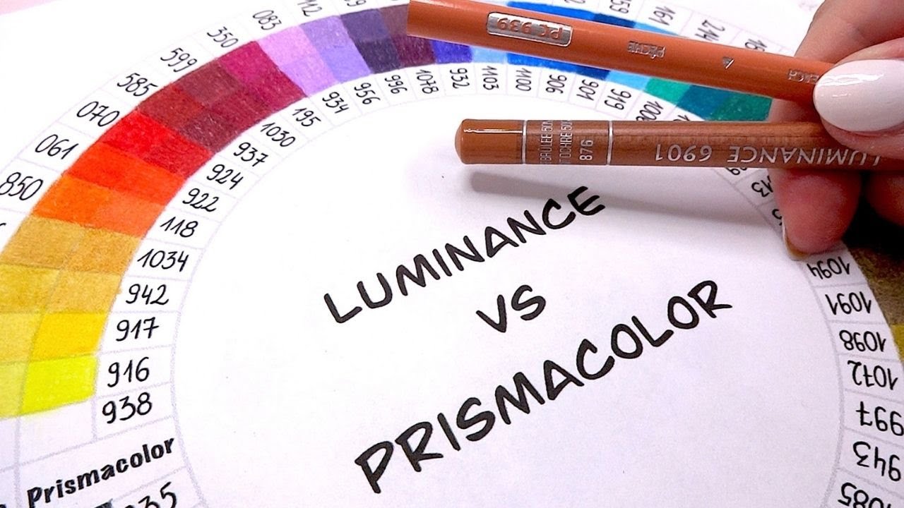 Luminance vs Prismacolor Colors Matching Biggest sets YouTube