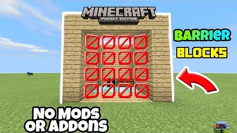 [MCPE v1.6.0.1]How to get Barrier BLOCKS !! ( No mods / Addons )