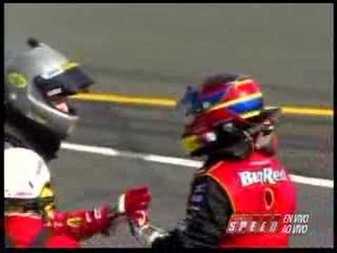 Harvick and Montoya interviews after Watkins Glen crash