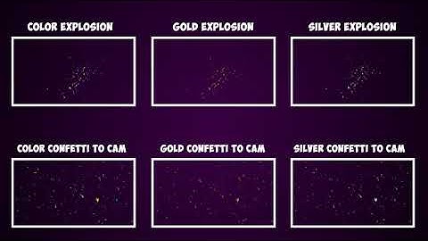 Royalty Free After Effects Template - Confetti