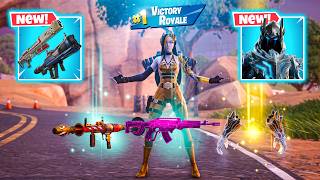 AURIC LADY WINDFROST vs ALL NEW EXOTIC WEAPONS ( NEW! Fortnite Chapter 7 Season 2 )