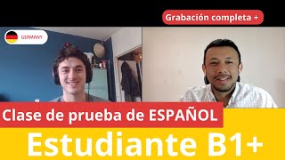 Clase de prueba de Español a Extranjero / Grabación sin editar ‍