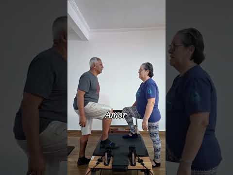 Casal que faz Pilates junto fica sem Dor na Coluna junto#pilates #pilatesparatodos #diadosnamorados