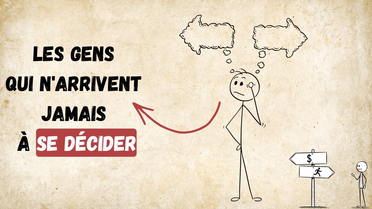 La psychologie des gens qui bloquent avant de faire un choix 