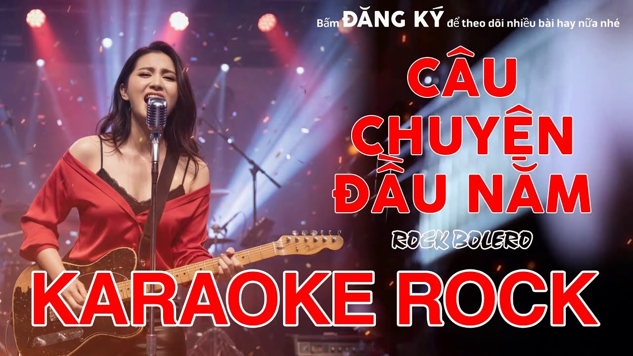 Karaoke Rock - Câu Chuyện Đầu Năm (Metal Rock Version) - Bolero Rock Cực Cháy | Metal Rock