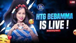 HTG BEBAMMA IS LIVE | FREE FIRE LIVE TELUGU | GIRL GAMER FF