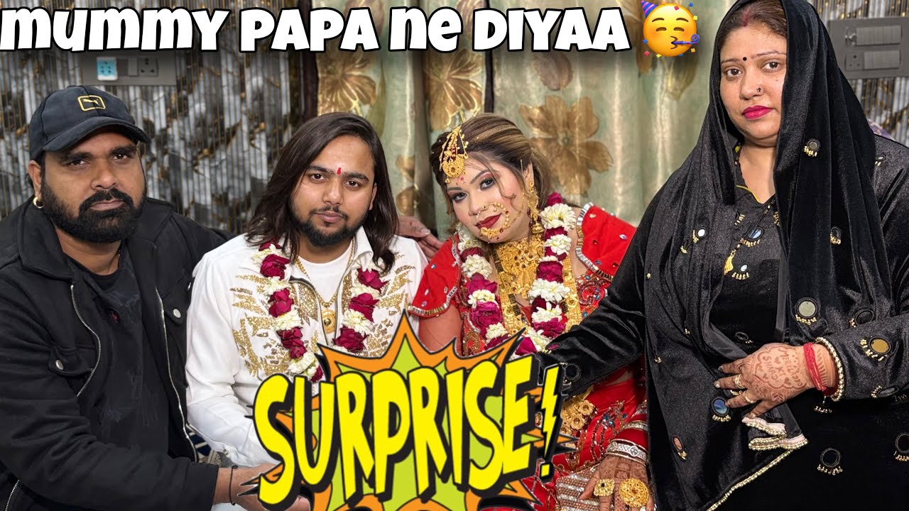 Shaadi Ke Baad Pehli Ghar Wapsi or mmy papa ne surprise diyaa😍 | Pagfere Ceremony