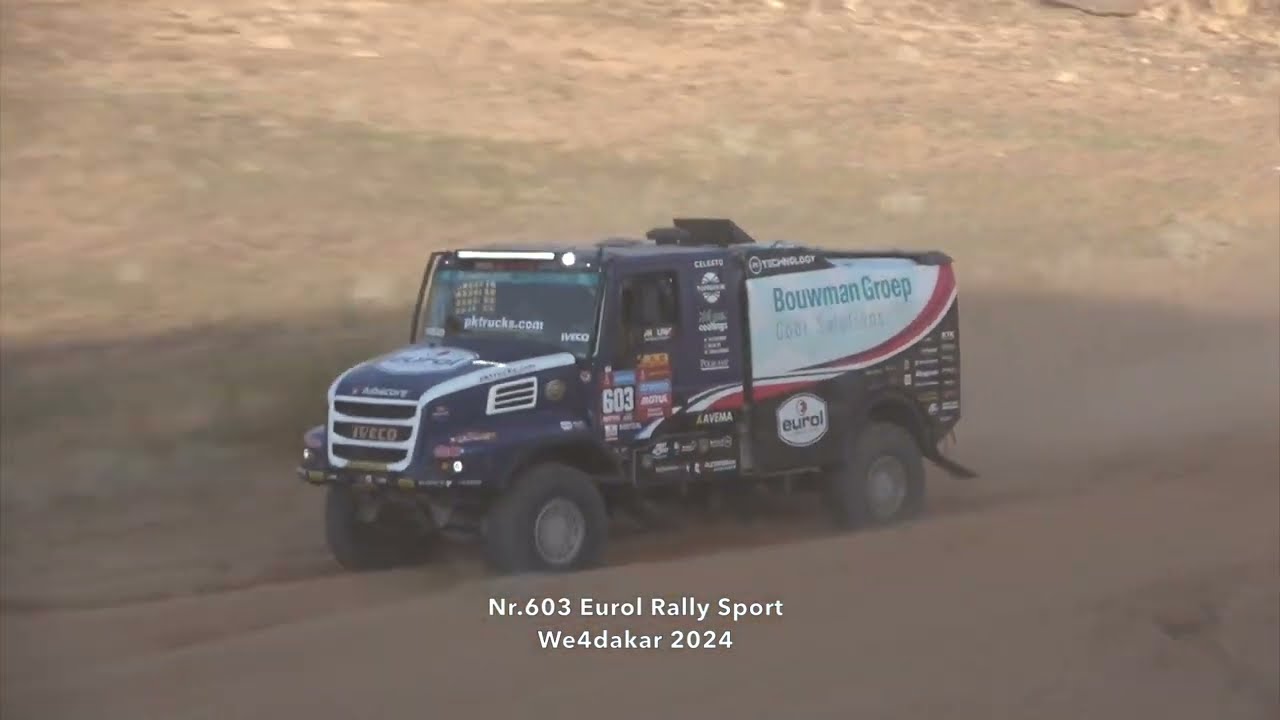 Nr.603 Eurol RallySport, Mitchel van den Brink, Jarno van de Pol, Moises Torrallardona, We4dakar2024