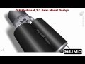 Sumo robot gear demonstration with maxon motor  06 module gears