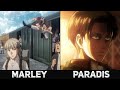Marley VS Paradis - Return From the War - Attack On Titan Season 4