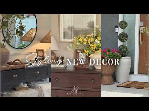 STYLING NEW HOME DECOR || DECORATE WITH ME FOR SUMMER 2026 ||  HOME STYLING IDEAS thumbnail