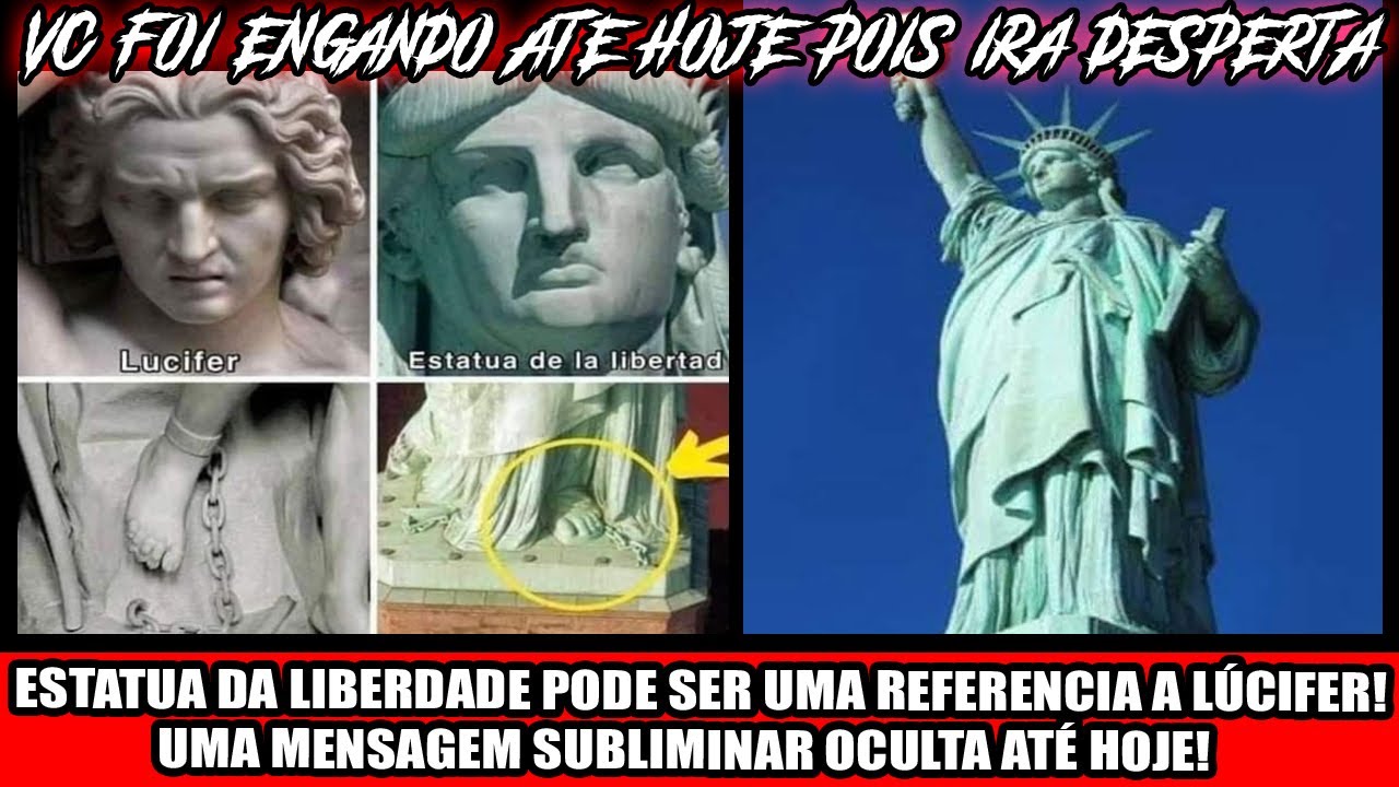 ESTATUA DA LIBERDADE PODE SER UMA REFERENCIA A LÚCIFER! UMA MENSAGEM ...
