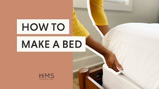 HOW TO MAKE A BED by Home Made Simple 182 views 2 years ago 1 minute, 21 seconds