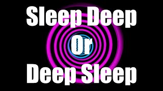 Hypnosis Deep Or Sleep? Hypnovember Day 12 Choices