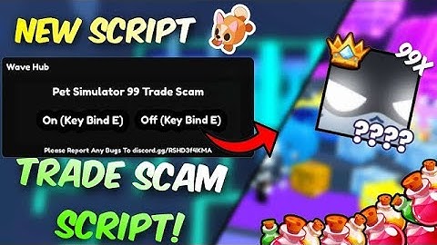 TRADE SCAM SCRIPT 🔥 PET SIMULATOR (VICTIM + SCAMMER POV)