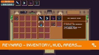 Reynard Devlog #9 - Inventory, HUD update, Areas...