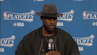 LeBron James Postgame Interview #1   Raptors vs Cavaliers   Game 2   May 3, 2017   2017 NBA Playoffs