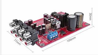 AIYIMA M62446 6 Channel Remote Control Volume Control Preamplifier