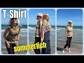 T-Shirt mit tollem Schnitt #stricken kostenlose #strickanleitung 