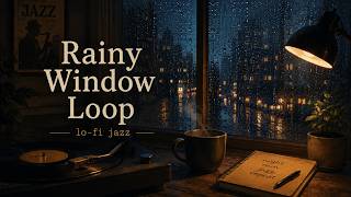 RAINY WINDOW LOOP | Lo-fi Jazz