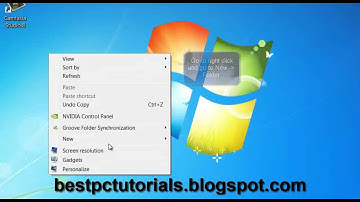 How To Make God Mode Folder In Windows 7