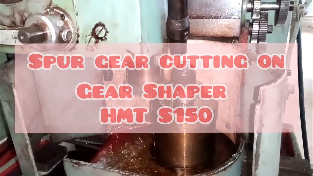Gear Shaping /Gear shaper cutting action 40 teeth Module 2 spur gear