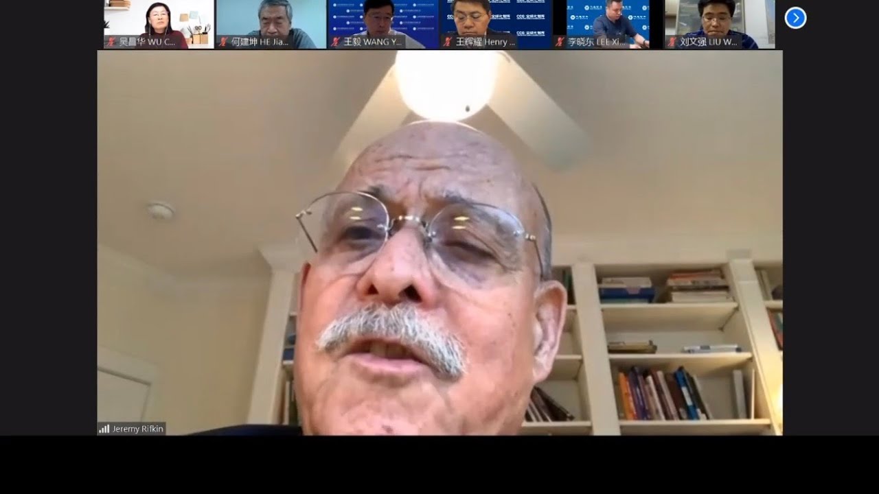 (highlights) Jeremy Rifkin talks about his new book on Zero Carbon Society