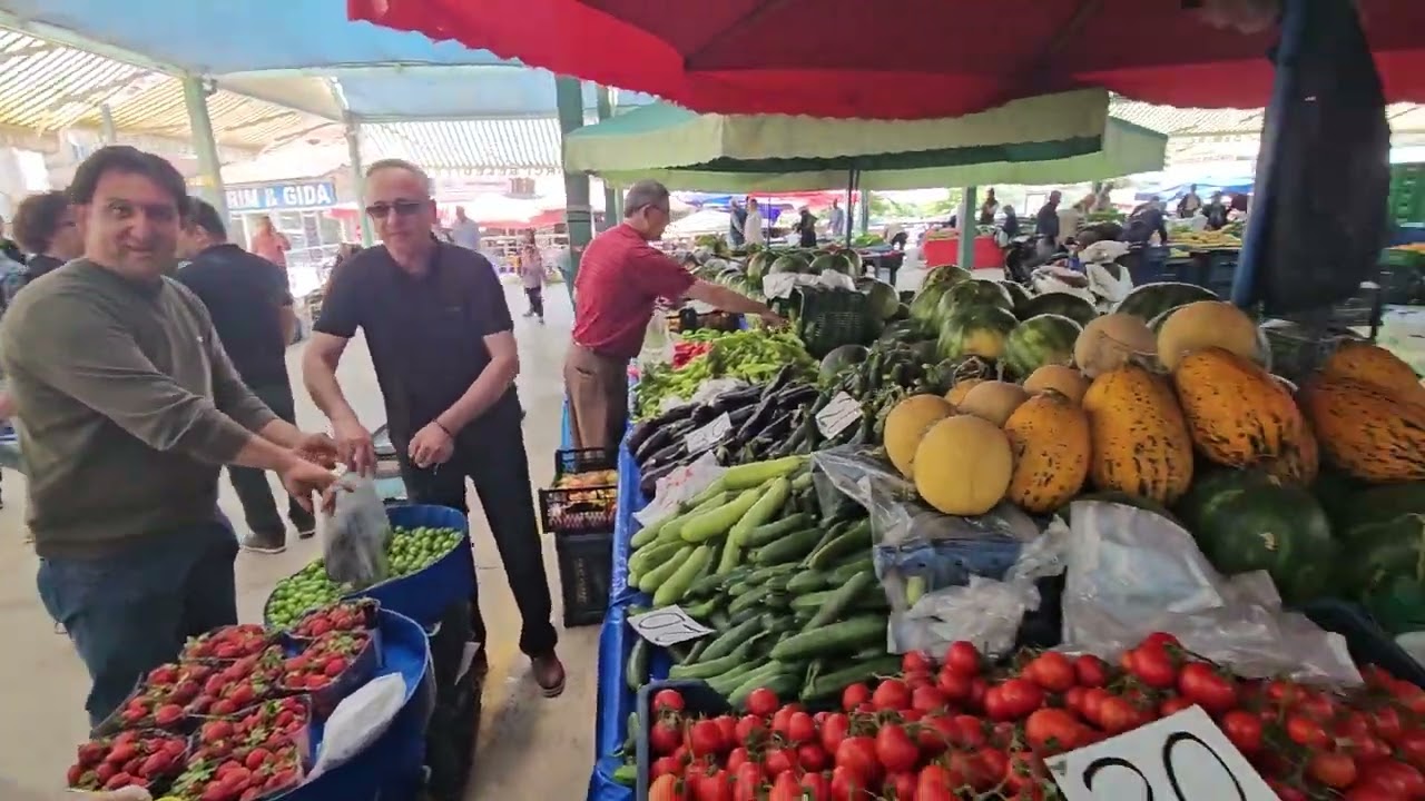 MANİSA DEMİRCİ CUMARTESİ PAZARINDAN GÖRÜNTÜLER 25-05-2024