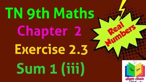 9th maths Chapter 2 Exercise 2.3 sum 1(iii)|Class 9 Exercise 2.3 sum 1(iii)| Super brain mathematics