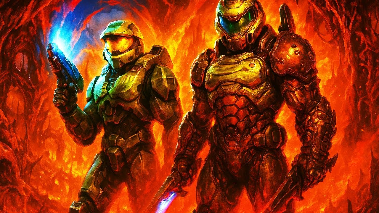 What If Master Chief Came Into DOOM?