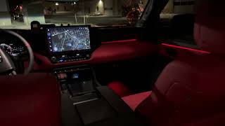 Custom Red Interior Ambient Lighting on TRD Pro Tundra