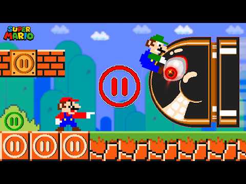Super Mario Bros., But Mario Can FREEZE TIME